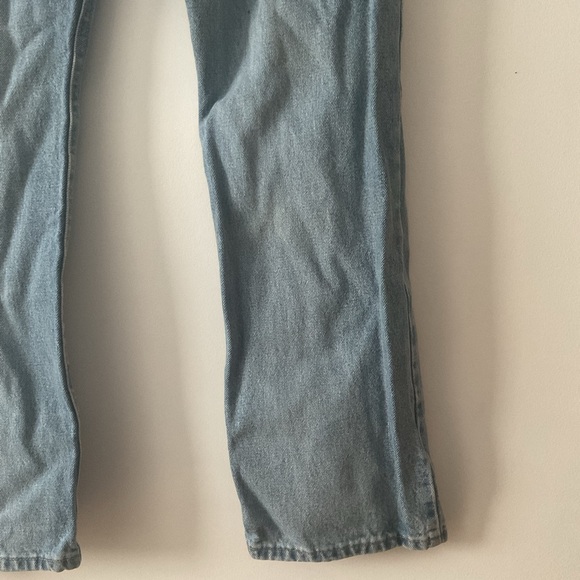 Lee dungarees authentic original straight leg vintage light wash jeans - Picture 2 of 7